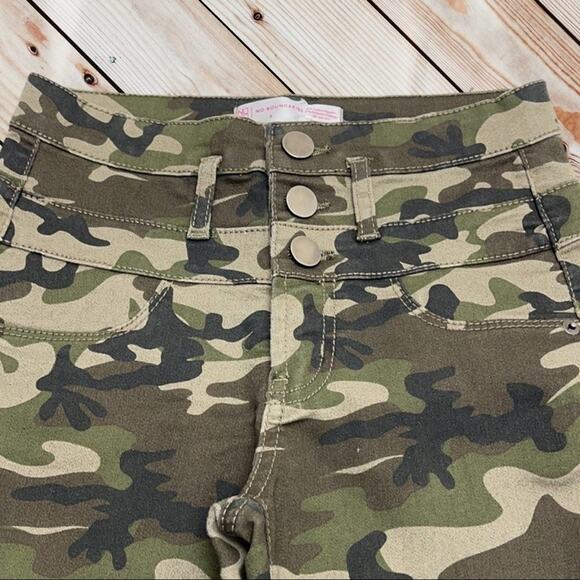 NO BOUNDARIES Womens 3 (Juniors) Skinny Camo Pant - Picture 2 of 3